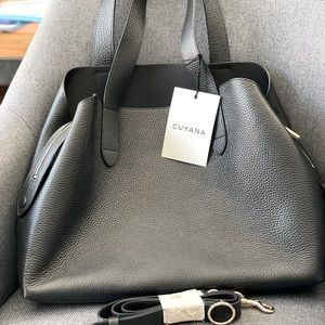 NWT Cuyana Zippered Satchel